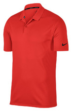 Nike Dri Fit Victory Solid Golf Polo 2019 Habanero Red/Black Small