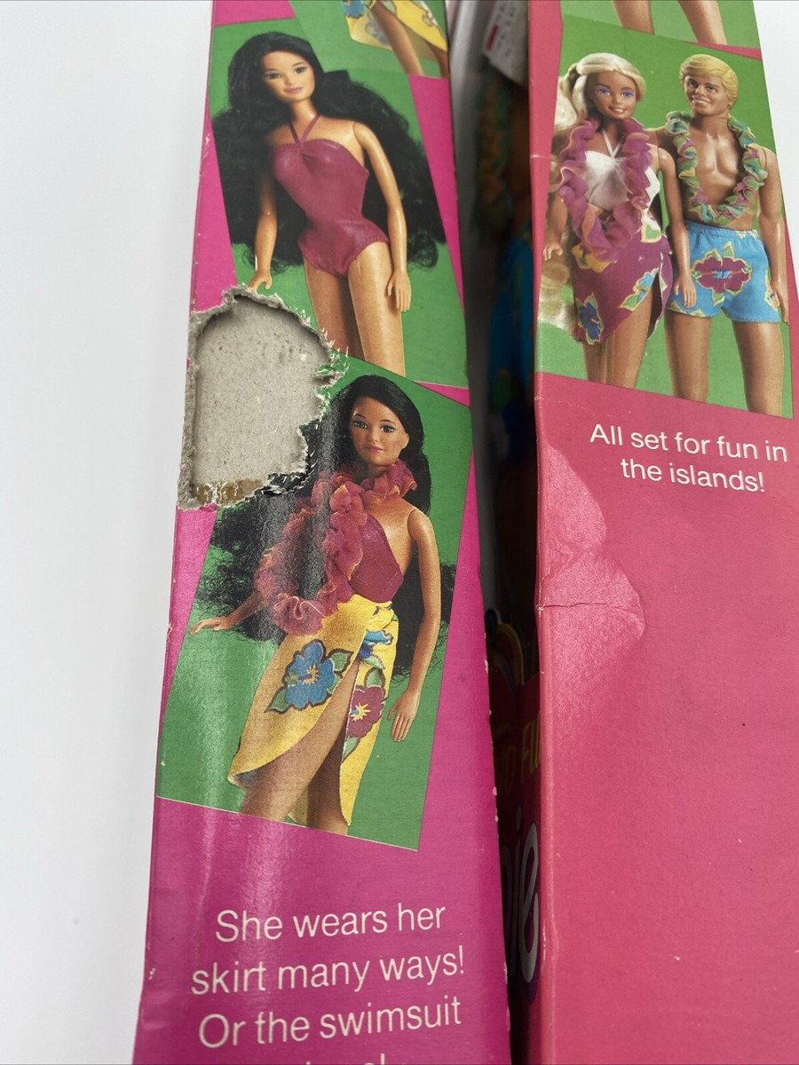 Barbie Island Fun Ken Miko Doll 1987 New in box Hawaiian Mattel