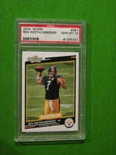 Ben Roethlisberger 2004 Score #381 PSA  10, Gem Mint 