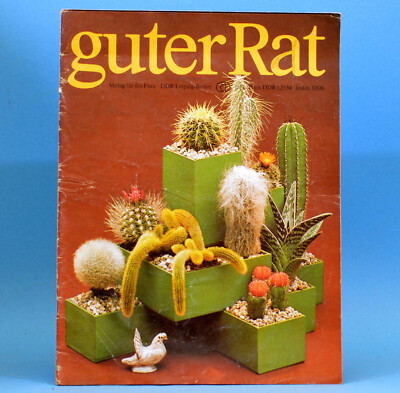 Guter Rat 1 1978 Verlag für die Frau DDR Kakteenzucht Hackfleisch Medikamente D