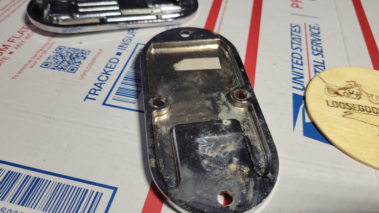 65-98 Harley Davidson Custom Chrome Mirage Primary Inspection Cover 27-155-1 FX