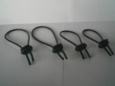 4x Schlauch / Schlinge leitfähig EMS ESTIM E-Stim TENS Reizstromgerät Elektrode