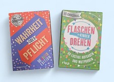 Wahrheit oder Pficht und Flaschendrehen für Kinder Kartenspiel Partyspiel Karten