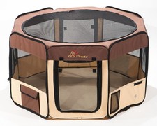 Pawer 36 18.5 8-Panel Foldable Pet Playpen, for Small Medium
