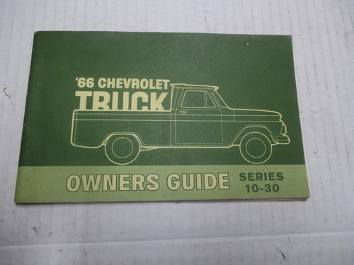 Used 1966 Chevy truck owner's manual 3879855 Second edition