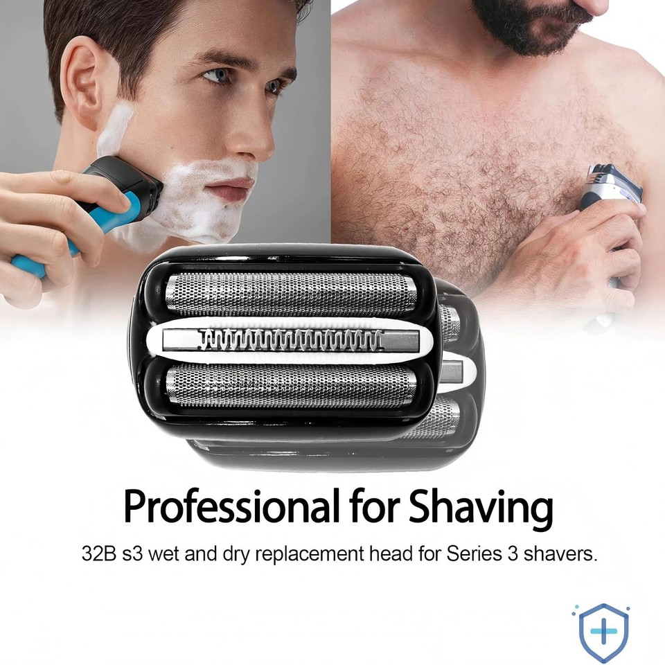 Electric Shaver Foil Head For Braun Series 3 32B 3090cc 3040s ...
