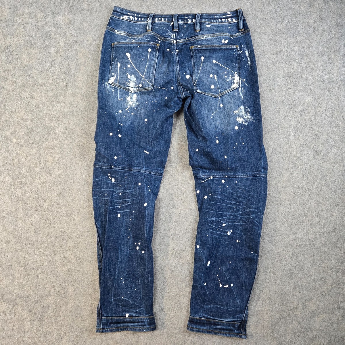 G-Star Raw 5620 3D Low Boyfriend Jeans Women 30x27 Paint Splatter