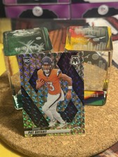 Panini Mosaic 2025 Pat Bryant Silver Prizm Rookie Card #379 Denver Broncos. rookie card picture