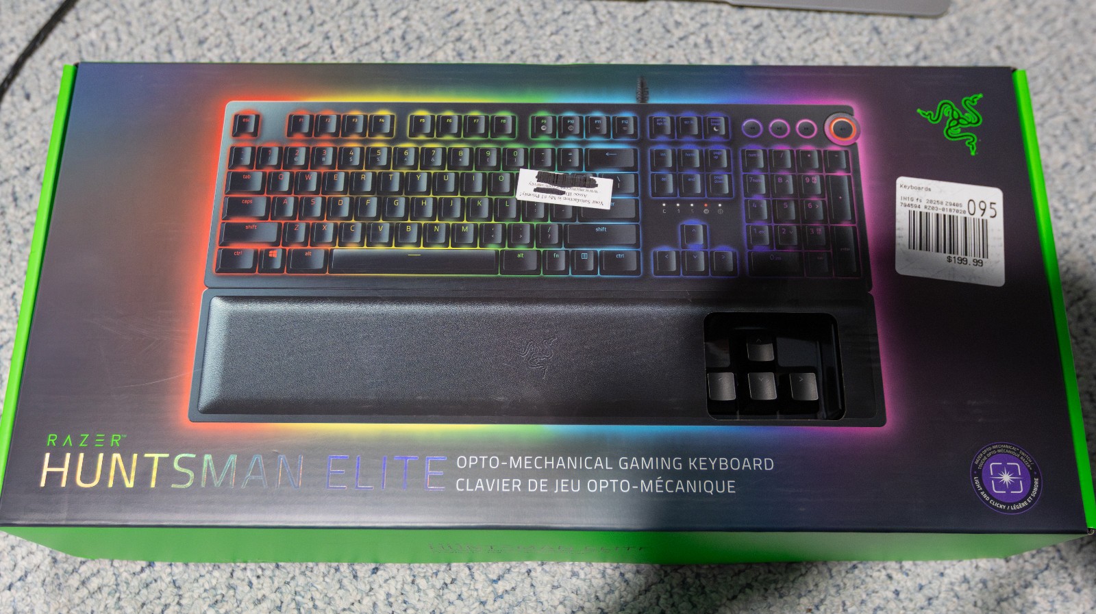 Razer Huntsman Elite W/ Wrist Rest