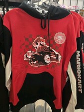 Universal Studios Super Nintendo World Mario Kart Hoodie Size Large NWT