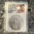 2019-(W) Silver American Eagle 1 Oz. NGC MS 69 West Point Mint Early Releases