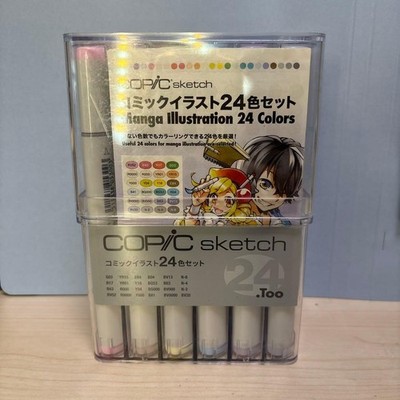 Copic Sketch Ciao Markers Mixed Set 24 Pieces Multicolor Anime Manga Drawing Art