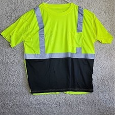 High Visibility Safety Shirt 3XL Hi-Vis Reflective Workwear Towing Class 2 ANSI