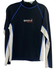 Mares Rash Guard Trilastic Womens Sz XL Black Nylon Blend Pullover Shirt AA32