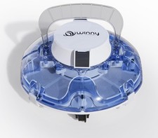 Cordless Robotic Auto Pool Vacuum Cleaner, Self-Parking, 645 Sq.Ft, 60 Min, LBW