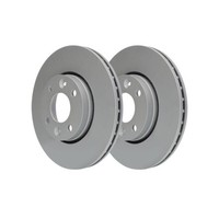 2X Bremsscheibe ATE 24.0122-0216.1 Passend FüR Nissan Renault Dacia