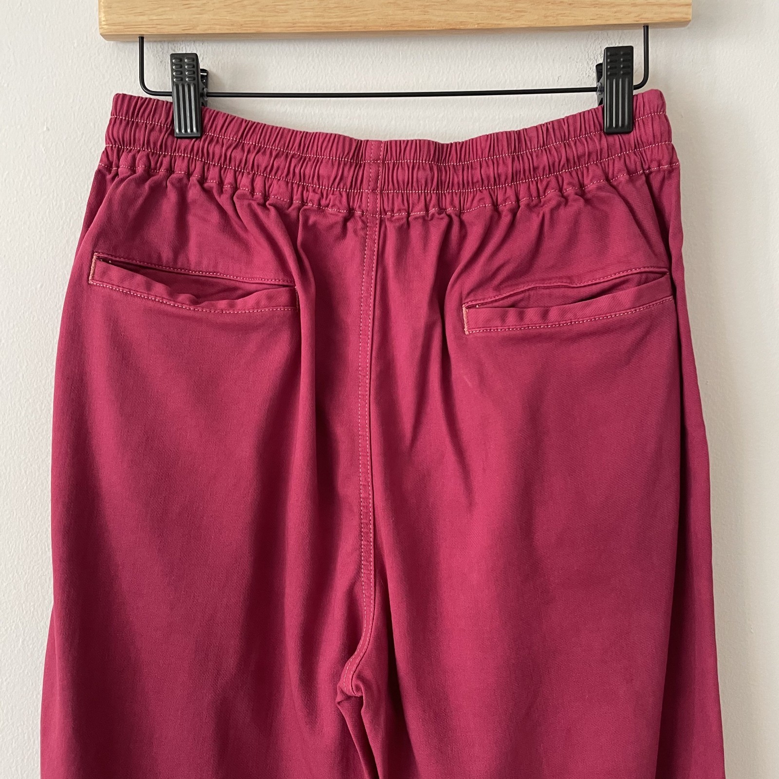 Faherty Womens Essential Drawstring Pants Red Siz… - image 6