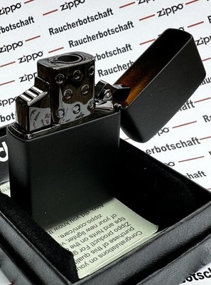 Zippo BLACK-JET  schwarzmatt black matte MIT JETFLAME  60001195