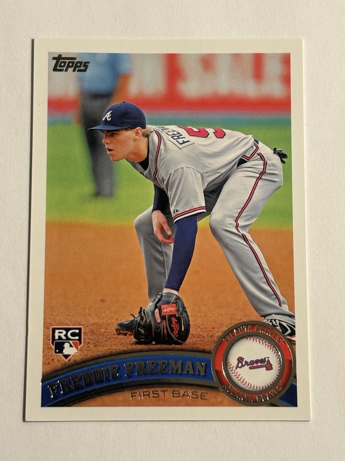 2011 Topps Series 1 Freddie Freeman Rookie Card #145 RC Braves Dodgers