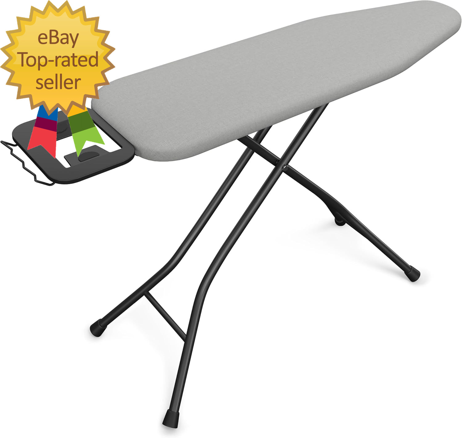 Foldable Ironing Board Heavy Duty Iron Board with 9 Adjustable Heights 4 Layer C