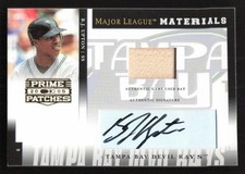 2005 Donruss Prime Patches B.J. Upton Auto Major League Materials Bat #/250