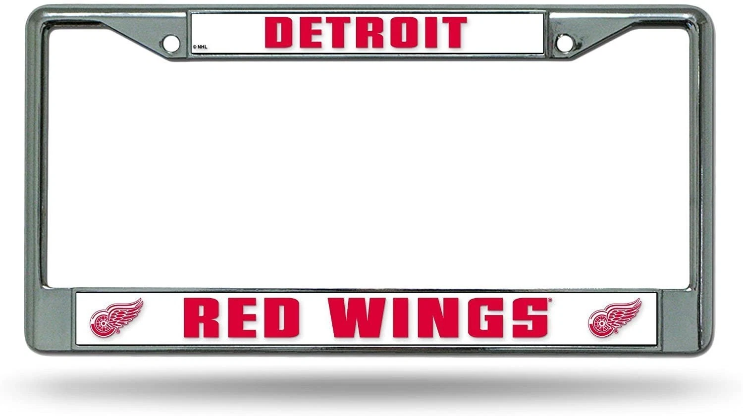Detroit Red Wings Metal License Plate Frame