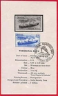ai6306 - INDIA - Postal History - FDC  STAMP OFFICIAL Postal Leaflet SHIP BOAT