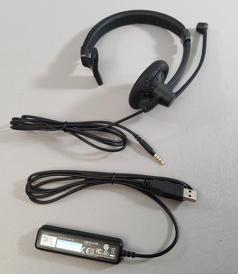 NEW Genuine Sennheiser SC 45 USB MS (507083) Mono Business Headset - Image 2 of 3