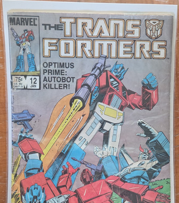 Marvel The Transformers #12 (1985) Optimus Prime Bob Budiansky Direct