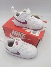 Nike Court Borough Low Recraft Toddler 6C White/Fuchsia DV5458 121