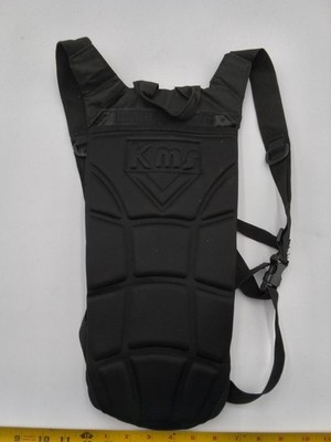 Kms Black Hydration Pack Adjustable Size Nylon Buckle Closure for Hiking