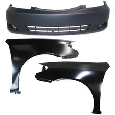 Bumper Cover Kit For 2002-2004 Toyota Camry Front Usa Built 3pc Bumper Cover Kit For 2002-2004 Toyota Camry Front Usa Built 3pc