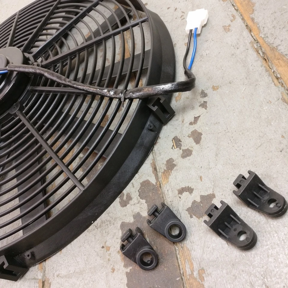 Ventilador de refrigeración radiador eléctrico GM B-Body 16" 2803CFM i6 biscayne estate 229 283  Foto 2 de 4