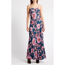 Farm Rio NWT Women's Size XS Flower Delicacy Paisley Slip Dress Y2K Retro $210