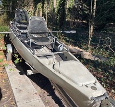 Hobie Pro Angler 17T Kayak with Trailer, Cover and Accessories