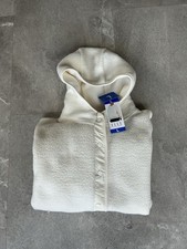 ELLE SPORT Women’s Cream Teddy Fleece Hooded Jacket Size L