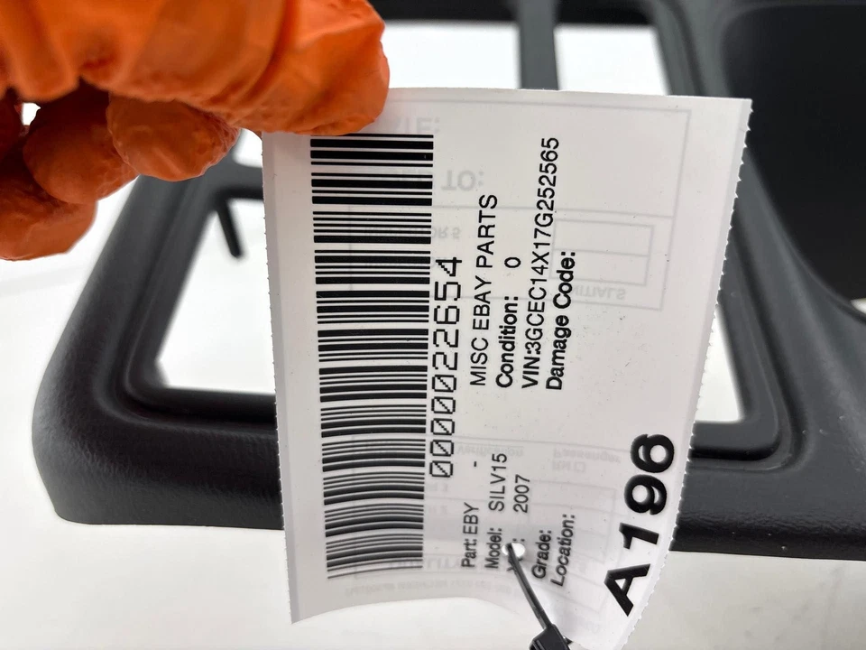 Chevrolet Silverado 1500 2007 instrumento velocímetro bisel cubierta de moldura OEM Foto 4 de 4