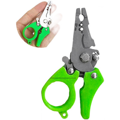 Precision Wire Stripper Crimper Cutter Pliers with Multiple Gauge Slots