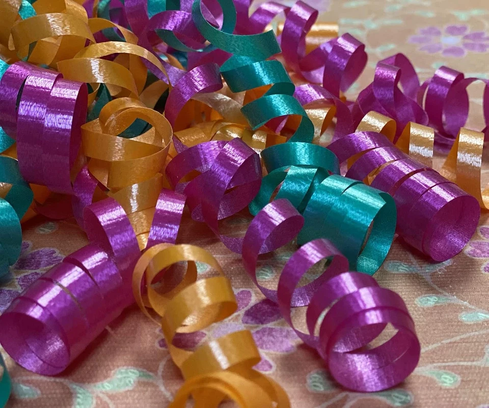 Cinta rizadora Morex 3/16" 500 yardas para envolver regalos, cuerda de globo, cumpleaños P Foto 4 de 4