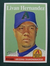 2007 Topps Heritage Livan Hernandez #51 NM Arizona Diamondbacks Free Shipping