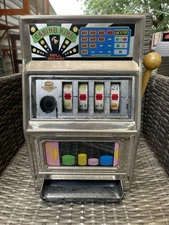 1970s Vintage Waco Casino King Toy Bank Slot Machine