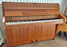LOVELY ZENDER PIANO COMPACT Modern Tuned Full working Teak +DELIVERY