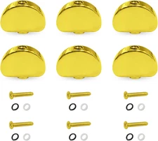 6PCS Metal Big Semicircle Guitar Tuning Pegs Tuners Machine Heads Buttons Knobs