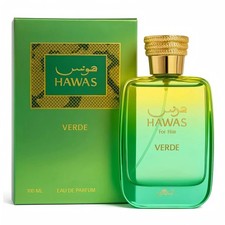 Rasasi Hawas Verde EDP Spray 3.4oz 100ml Men Fresh Aromatic Citrus Long Lasting