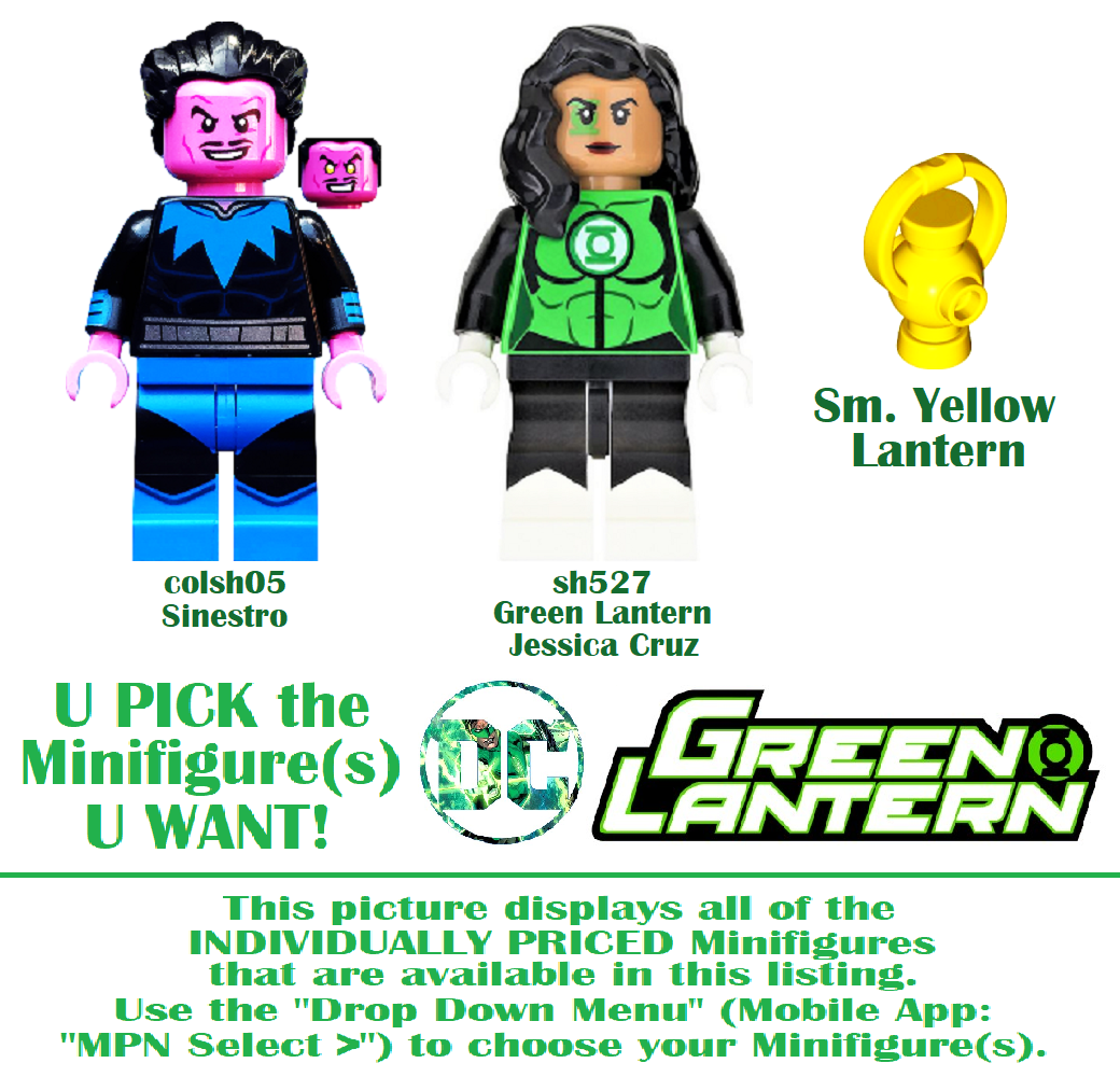 Genuine LEGO U PICK DC Comics Super Heroes GREEN LANTERN CORPS