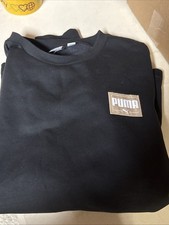 Men  s black puma sweatshirt XL NWT