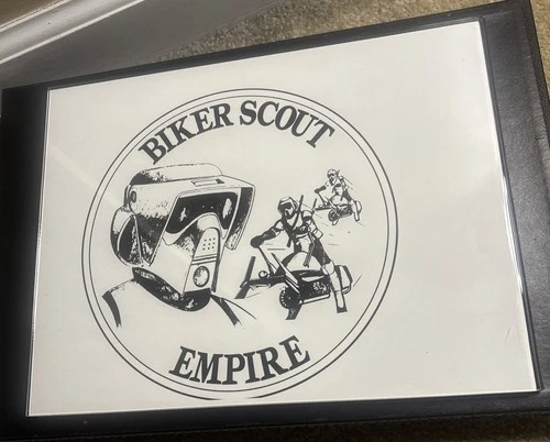 1984 Kenner Exec Star Wars POTF Biker Scout Coin Prototype Artwork 1/1 CIB COA