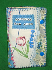 Handmade OOAK Needle Book - Sewing Kit - Loaded with Sewing Notions -