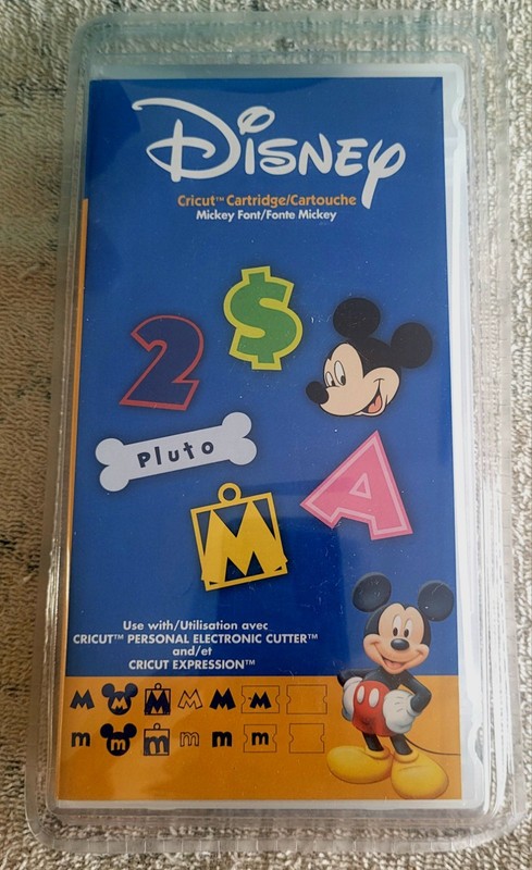 Cricut Cartridge Disney Mickey Font New Not Linked