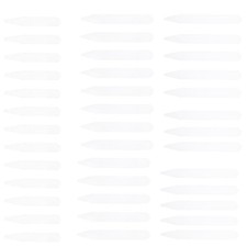 300 Pezzi Inserto Angolare Trasparente Uomo Miss Collare Spille per Uomo Soggiorno